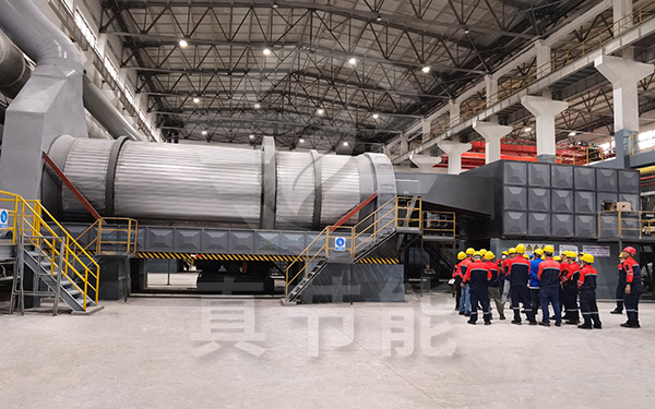 低溫污泥烘干設備運行現(xiàn)場